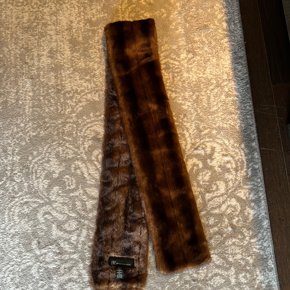 Faux fur wrap